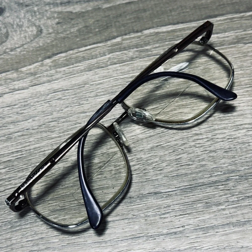 Sergio Tacchini Sunglasses Frames Only Mens 56-17-135 Brown Coffee Square Metal